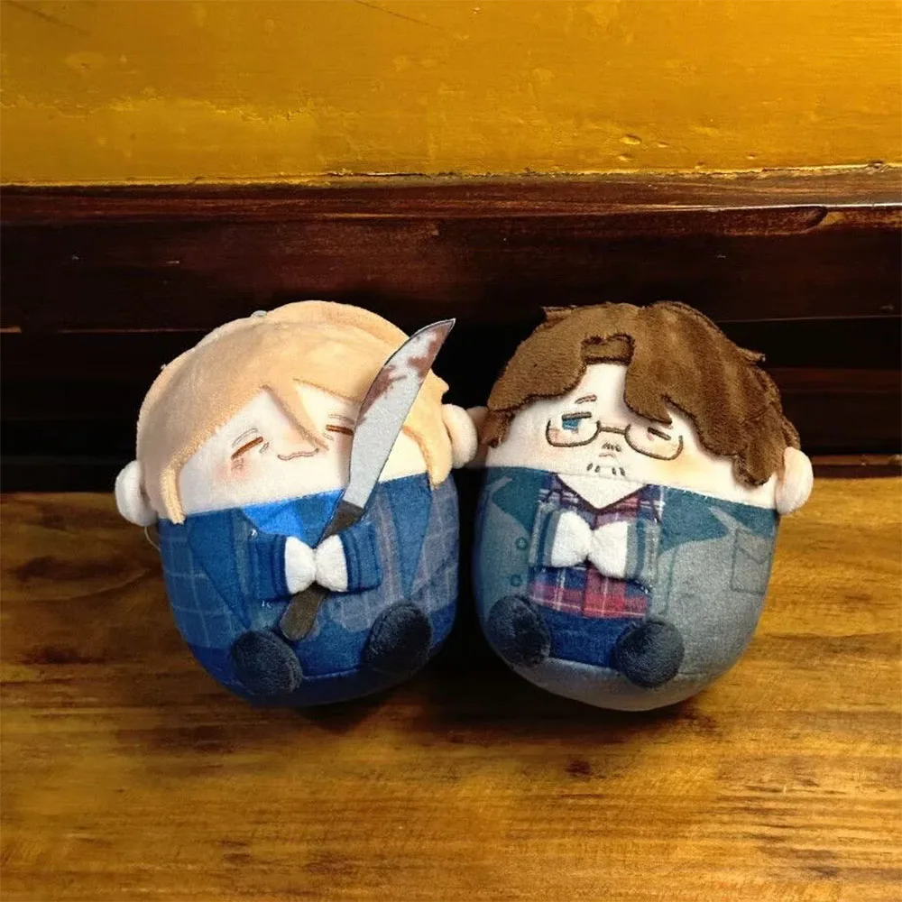One Pair Hannibal Will Plush Doll Pendant Present Home Decoration Halloween Hannibal Lecter Stuffed Doll Toys Collect XMAS Gift