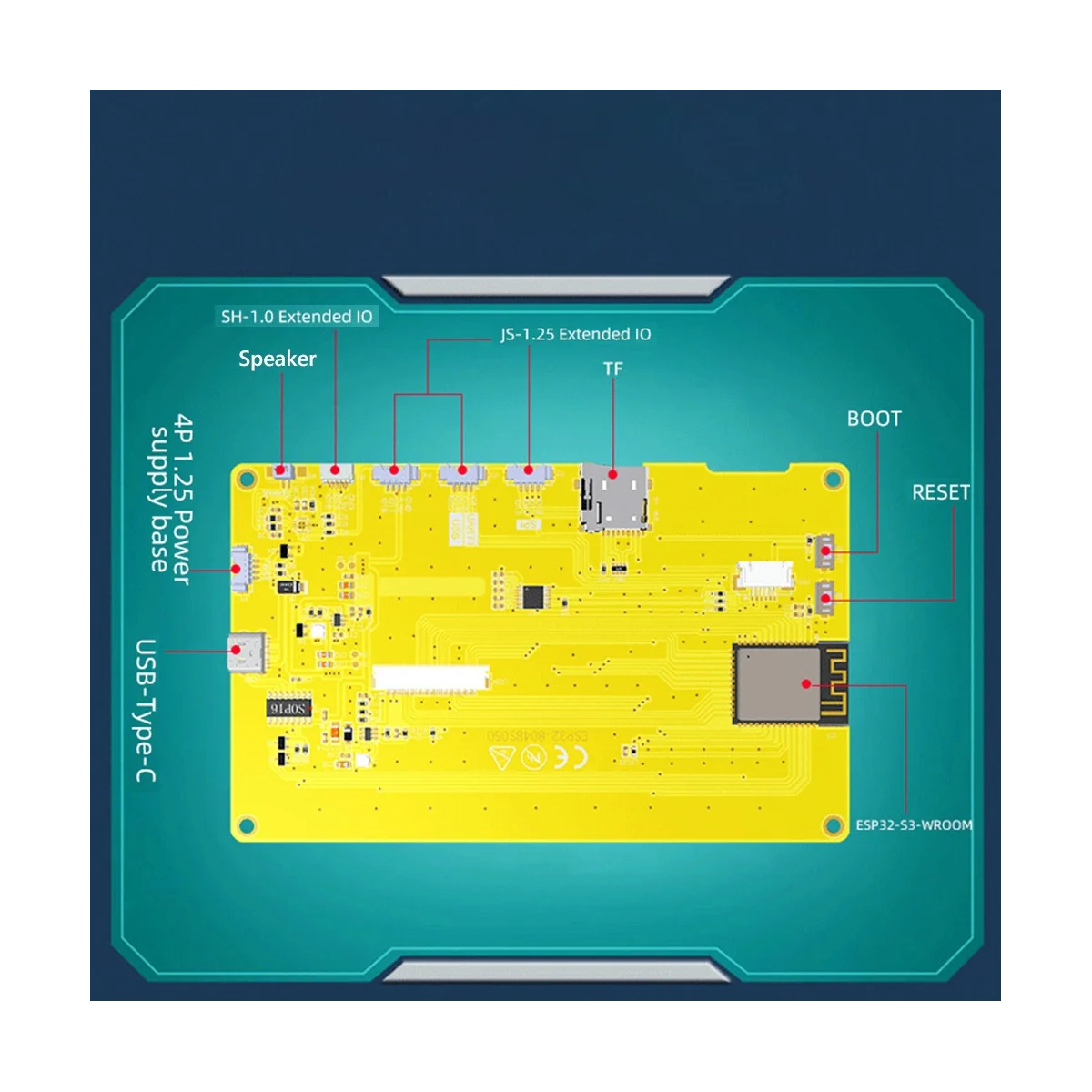 Ƶ̳ LVGL ESP32-S3-WROOM-1  , TN ġ ũ, IPS   , ESP32, 7 ġ