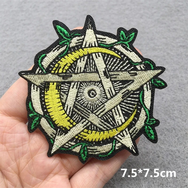 Punk gestickte Patches für Kleidung Horror Schädel Patch Eisen auf Patches auf Kleidung DIY Näh applikationen Abzeichen für Kleidung – Detail 17