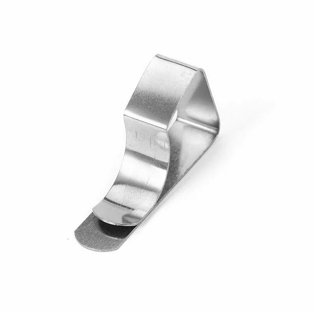 16 Clip Per Tovaglie In Acciaio Inossidabile - Morsetti Da Tavolo Antivento Per Interni Ed Esterni, Fino A 3 Cm Di Spessore - Foto 4