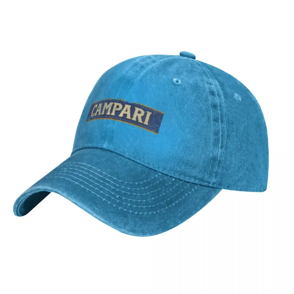 

Campari Monogram Distressed Design #2 Baseball Cap Hiking Hat New In The Hat Gentleman Hat For Women 2023 Men'S