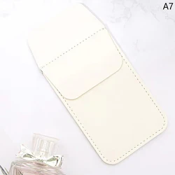 Elegant PU Leather Pen Pouch (White)