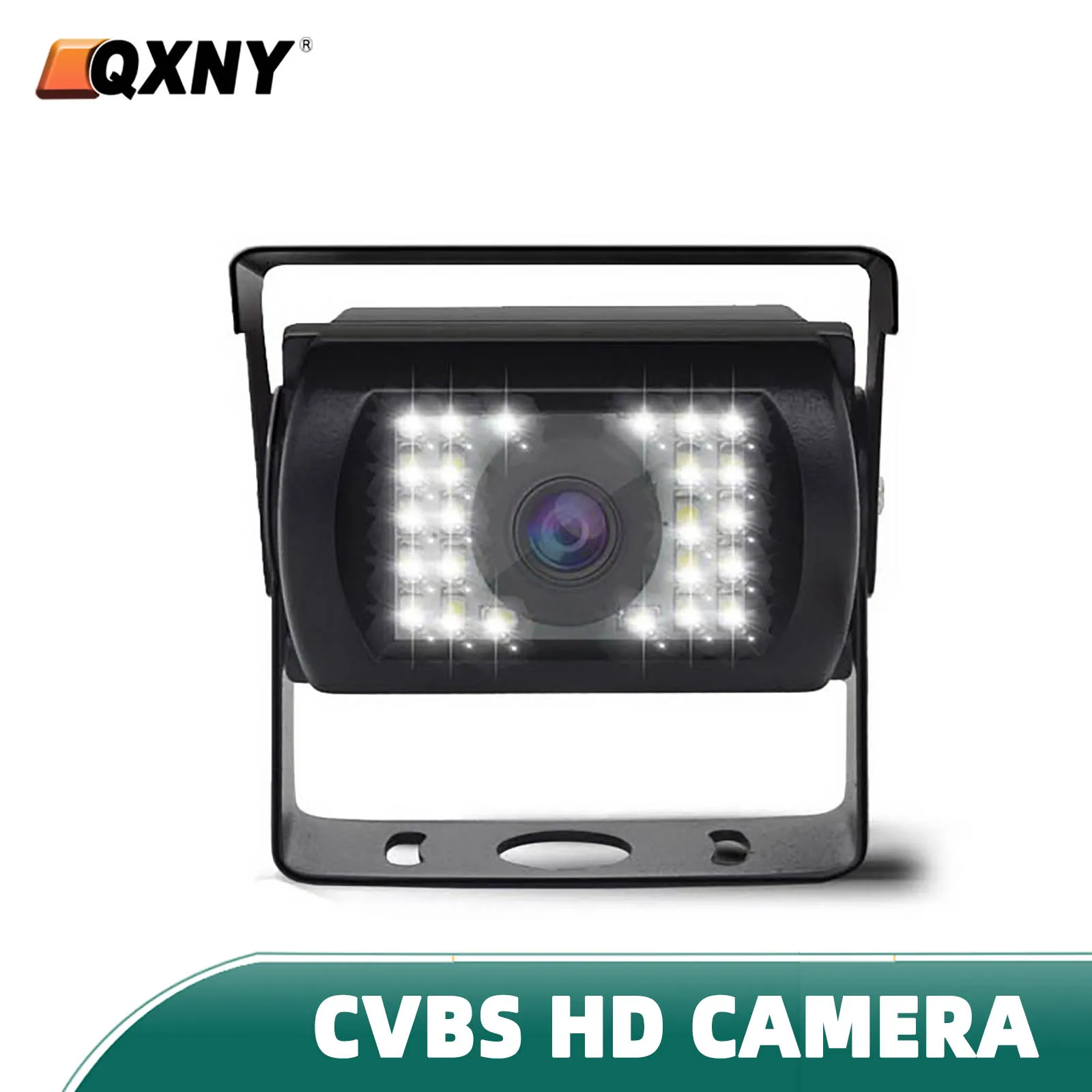 12V/24V Truck Backup Camera 4Pin/AV Led Night Vision Heavy Duty Rear ...