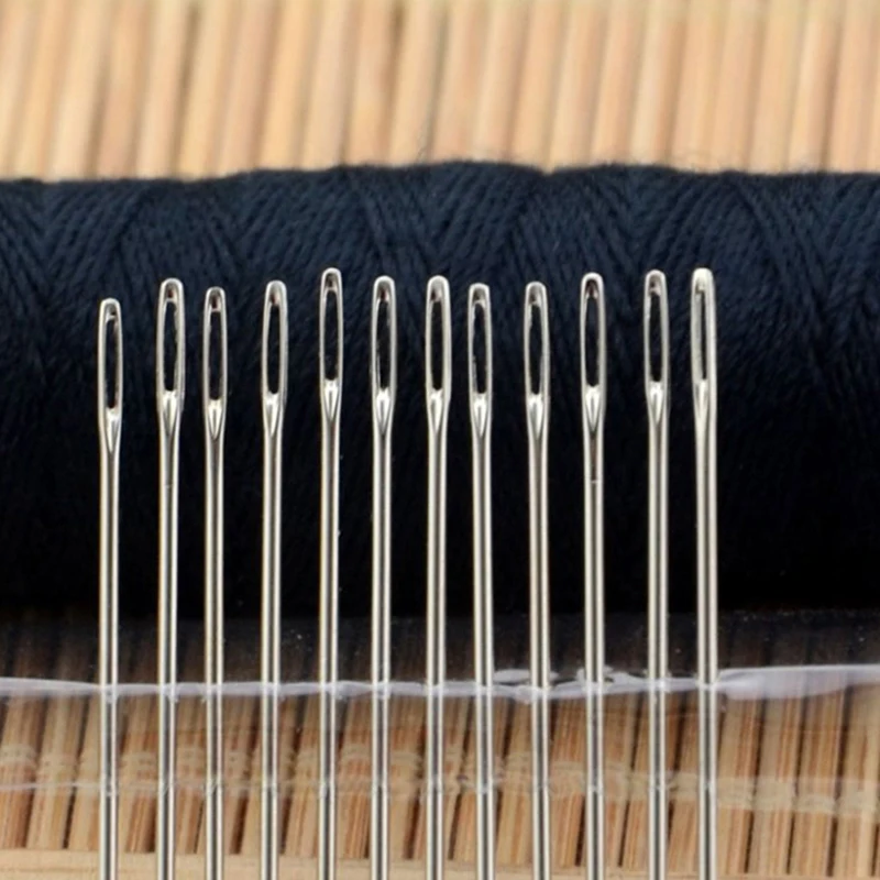 

25PCS High Hardness Stainless Steel Sewing Needle Cross Sewing Clothes Needles