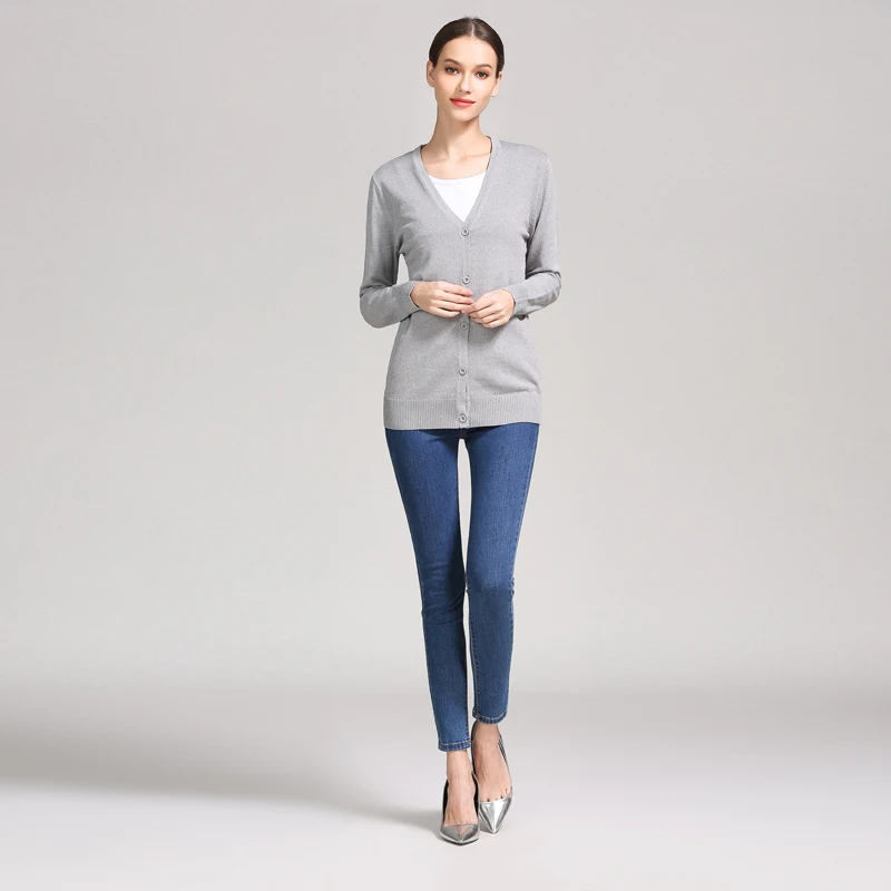 New Classic Soft Women Uniform Maternity Cardigan Long Sleeve Spring Autumn Stretch Breastfeeding Clothes US Big Size