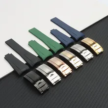 

22mm Curved End Silicone Rubber Watchband For Role strap RX Daytona Submariner GMT explorer 2 Bracelet watch band tools