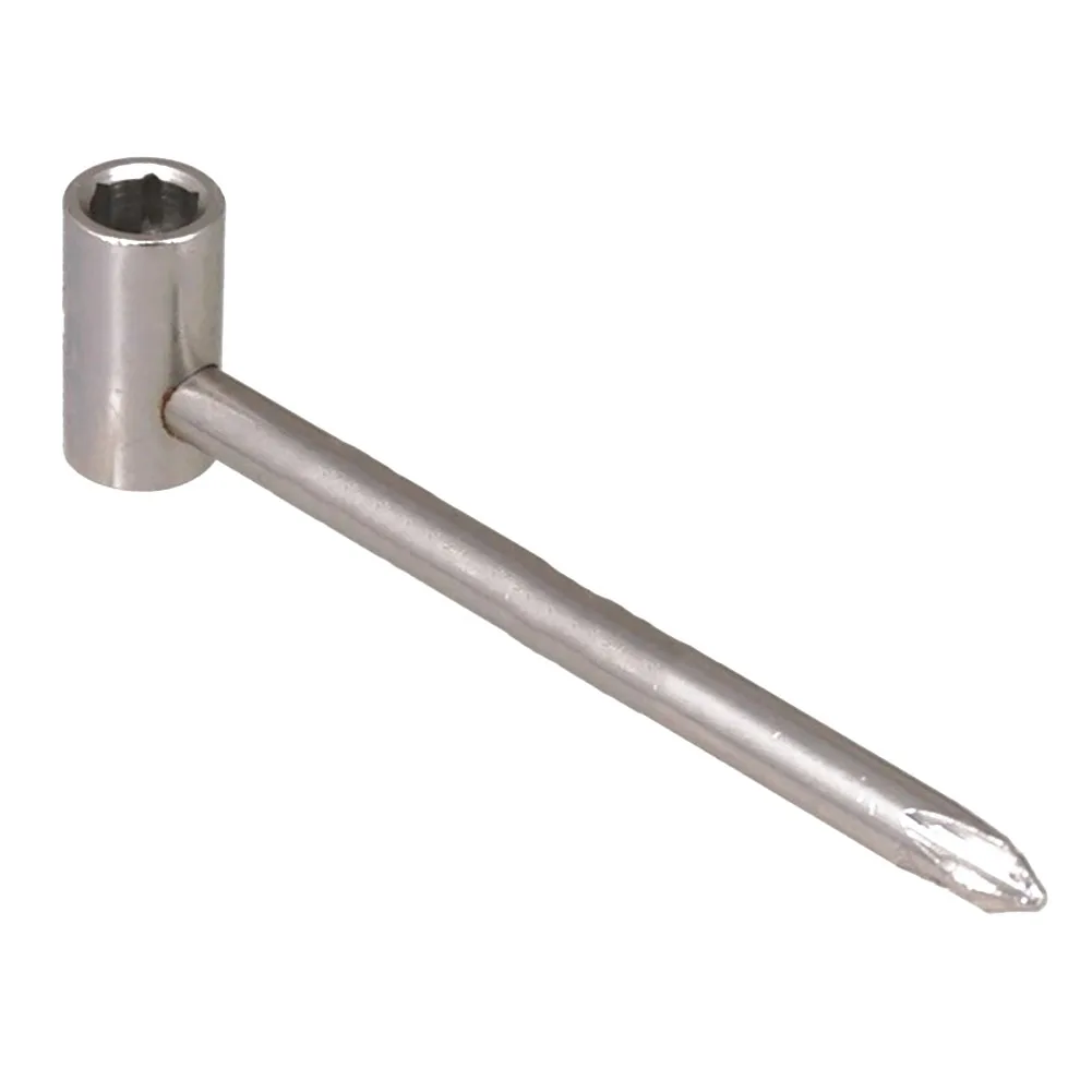 3PCS Gitarre Halsstab Einstellschlüssel 6,35/7/8mm Metall Innensechskant Akustische Gitarre Halsstab Spanner reparatur Werkzeuge – Detail 8
