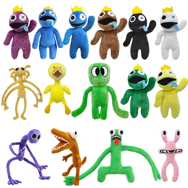 Rainbow Friends Night Green Plush for Roblox Game Fan's Gifts (28cm)