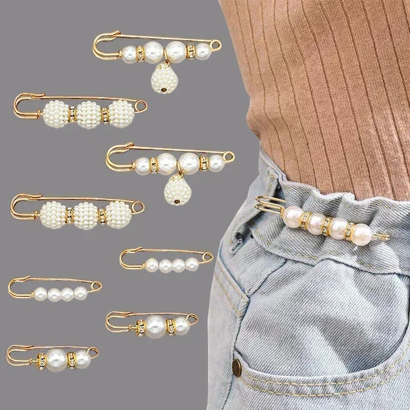 

2Pcs Detachable Sewing-Free Buckles Women Adjustable Jeans Waist Pins Reusable Invisible Snap for Jeans Perfect Fit Reduce Waist