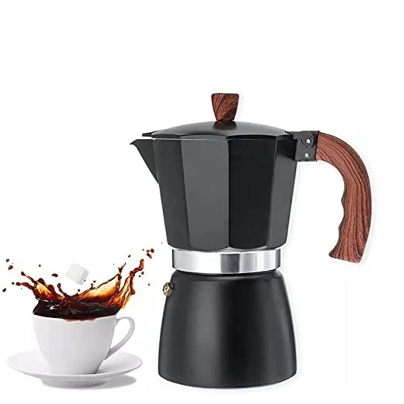 

Moka Pot Coffee Machine Espresso Aluminum Geyser Coffee Maker Pot Kettle Coffee Latte Percolator Stove Coffee Filter Cup Tools