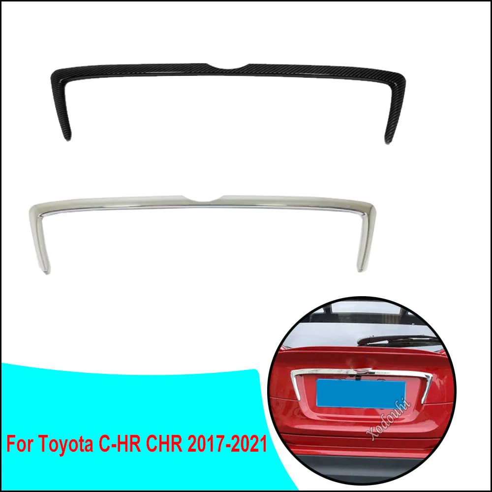 

Автомобильная ABS хромированная накладка на заднюю дверь бампер рамка накладка на багажник лампы 1 шт. для Toyota C-HR CHR 2017 2018 2019