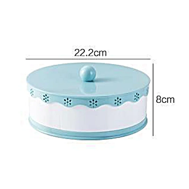 Elegant Multi-Sectional Snack Serving Tray with Lid – Ideal for Dried Fruits, Nuts, Candy, and Cookies