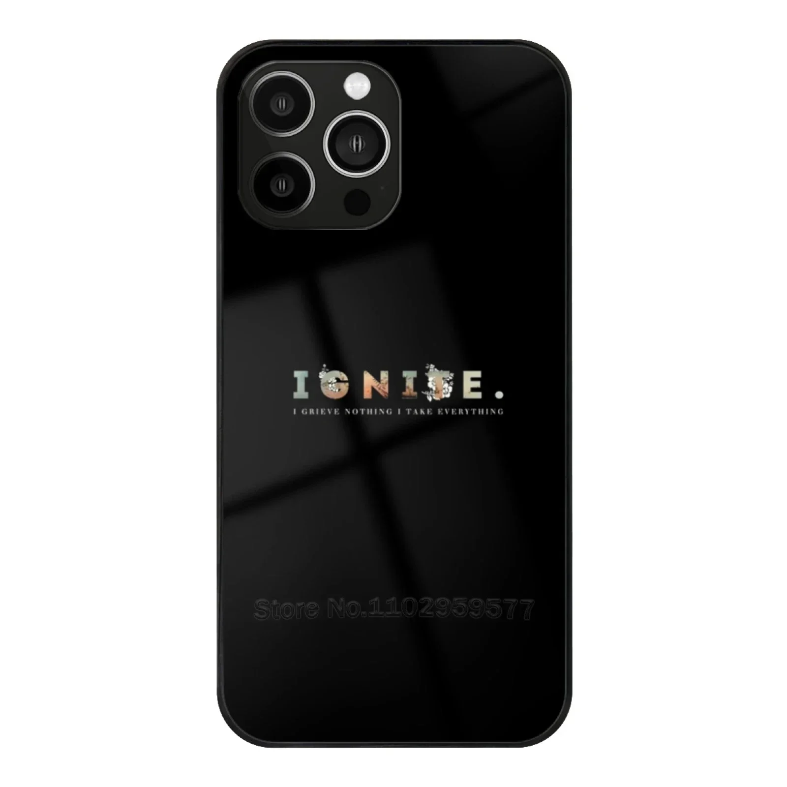 "Ignite"-Shatter Me Custodia Per Telefono In Vetro Per Iphone 15 14 13 12 Pro Max Cover Fandom Books Shatter Me