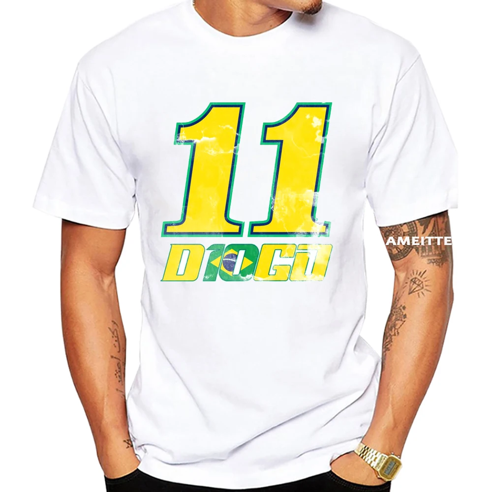 Legendary Brazilian Rider T-Shirt - Men's Short Sleeve Sport Tee in White