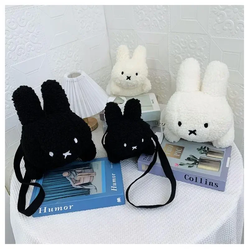 

Cartoon Cute Doll One Shoulder Crossbody Bag Versatile Women's Plush Shoulder Bag Messenger Bag Anime Plush Birthday Gift