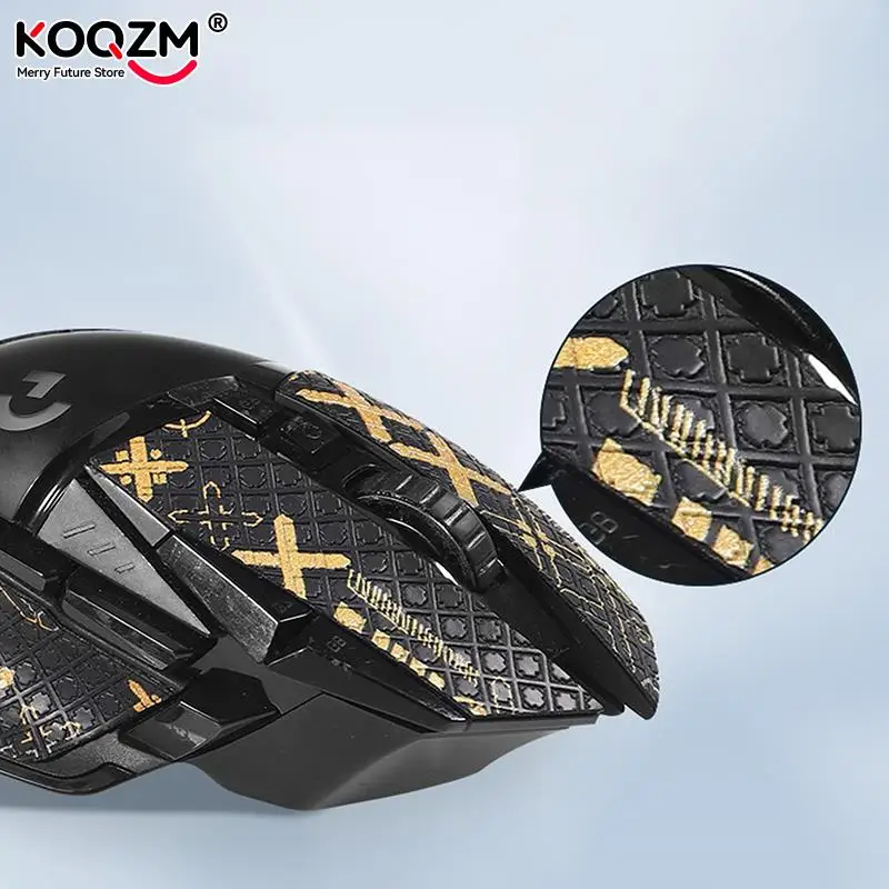 Mouse Grip Skate Adesivo Pele de Lagarto Antiderrapante Chupar o Suor Adesivo de Decoração Decalque Auto-adesivo Logitech G502 Hero - Imagem 3