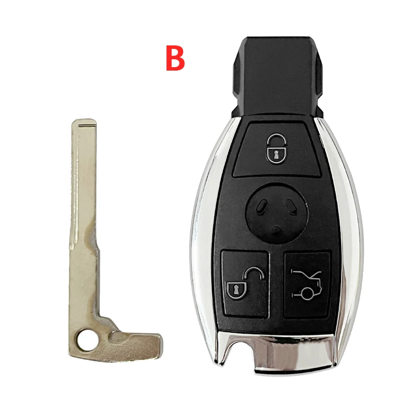 CN002101 BGA 315/434MHZ 3/3+1 Button Smart Remote Key Fob for A C E S Class GLK GLA W204 W212 W205 4