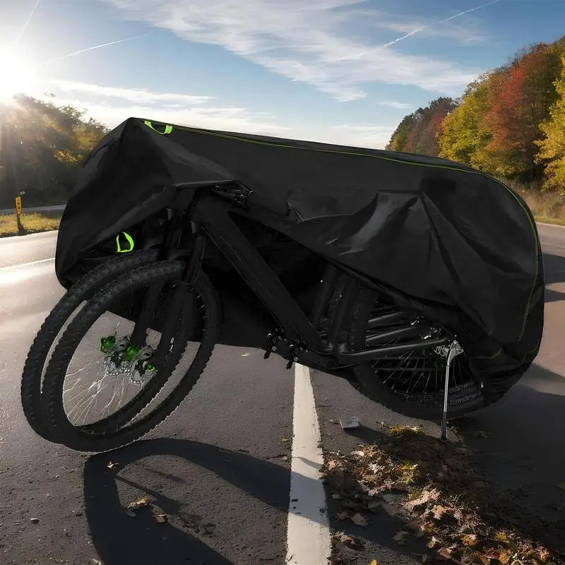 Dirt Bike Cover Bike Cover Weatherproof UV-Resistant Breathable Dustproof Shelter With Anti-Theft Buckle For Scooter Garage Yard