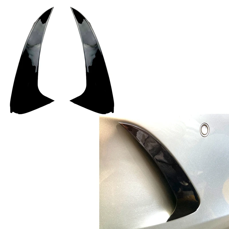 Glänzend Schwarz Hinten Stoßstange Splitter Spoiler Hinten Canard Air Vent Trim für Benz CLS Klasse W218 CLS250 CLS400 CLS500 14 – Detail 9