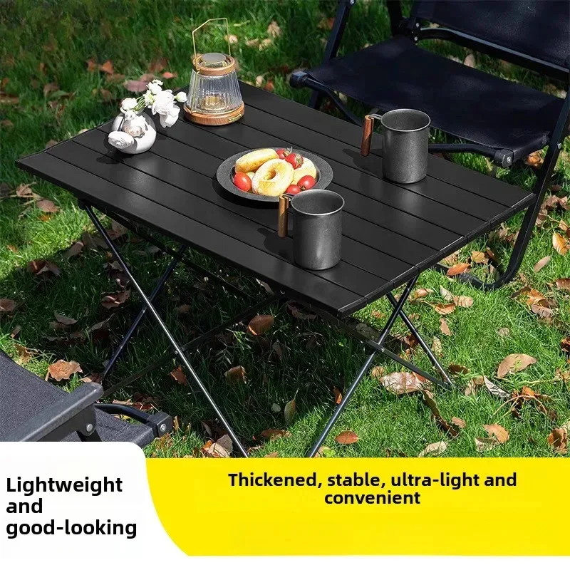 NEW Outdoor Folding Table  Integrated Egg Roll Camping and Chair Picnic Stall Full Set of Equipment Supplies Self-driving Tour