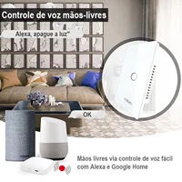 interruptor inteligente wifi,alexa,interruptor inteligente,alexia,tomada inteligente wifi,interruptor,tuya,controle pc,switch - Imagem 3