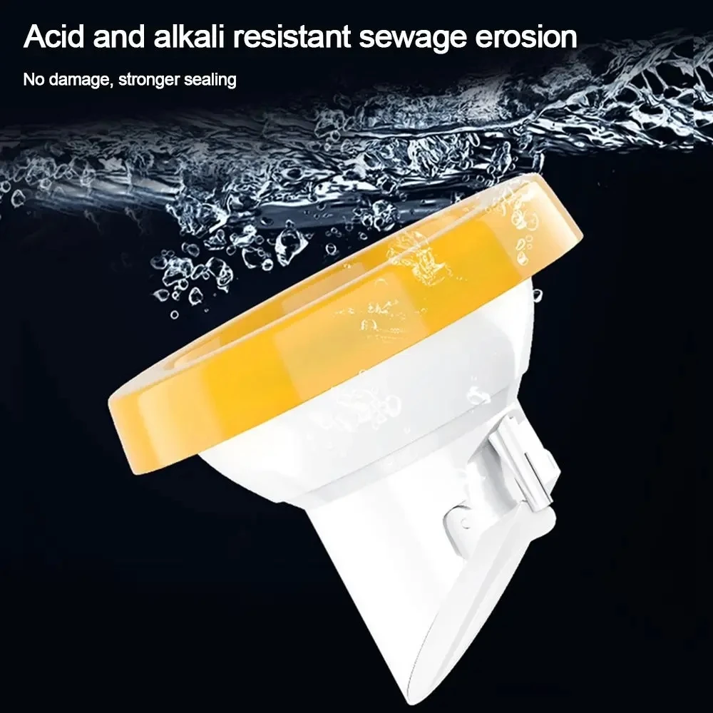 Automatic Closure Of Toilet Flange Seal Ring Deodorant Leakproof Thickening Rubber Gasket Universal Water Toilet Accessories toilet flange ring