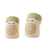 Toddler Baby Socks Thin Cotton Mesh Openwork Crawling Knit Socks Cover Infant Dispensing Anti-Slip Cartoon Knee Pads 1