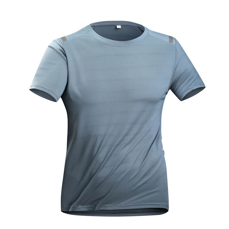 CHRLCK الرجال تشغيل التجفيف السريع تي شيرت تنفس ال...