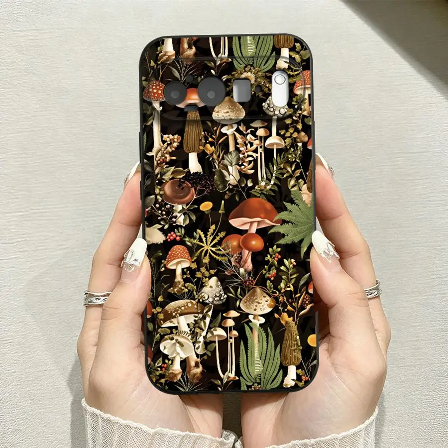 Cartoon Mushroom Phone Cover Case