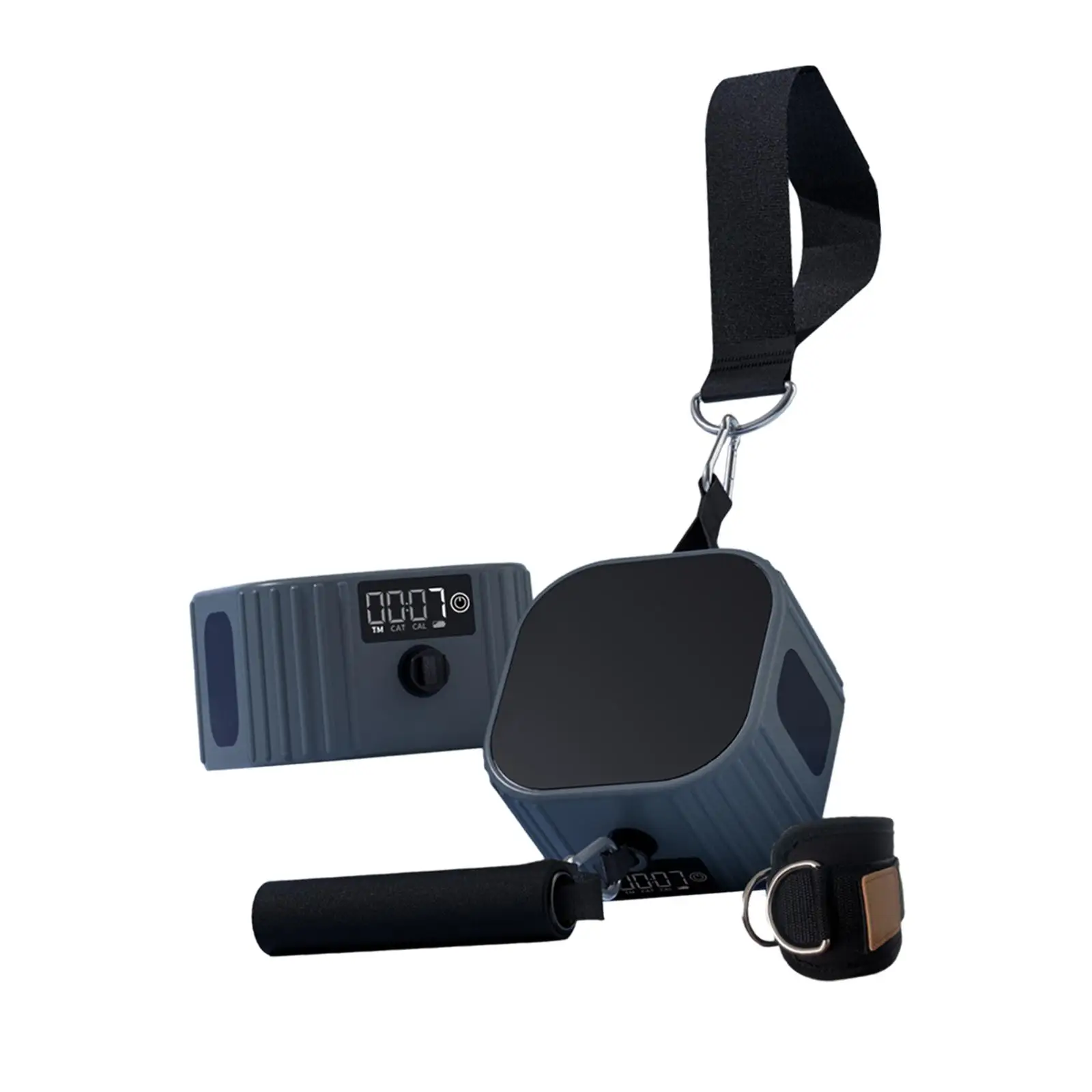 Fitness Equipment Adjustable Resistance Electric Counting LCD Display Strength Trainer for Yoga Adults Exercise Workout Shoulder
