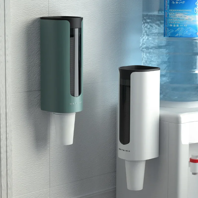 Useful Single Cup Dispenser Pull Type,Paper Water Disposable Automatic Remove Coffee Cup Holder,lid Organizer for Home Office