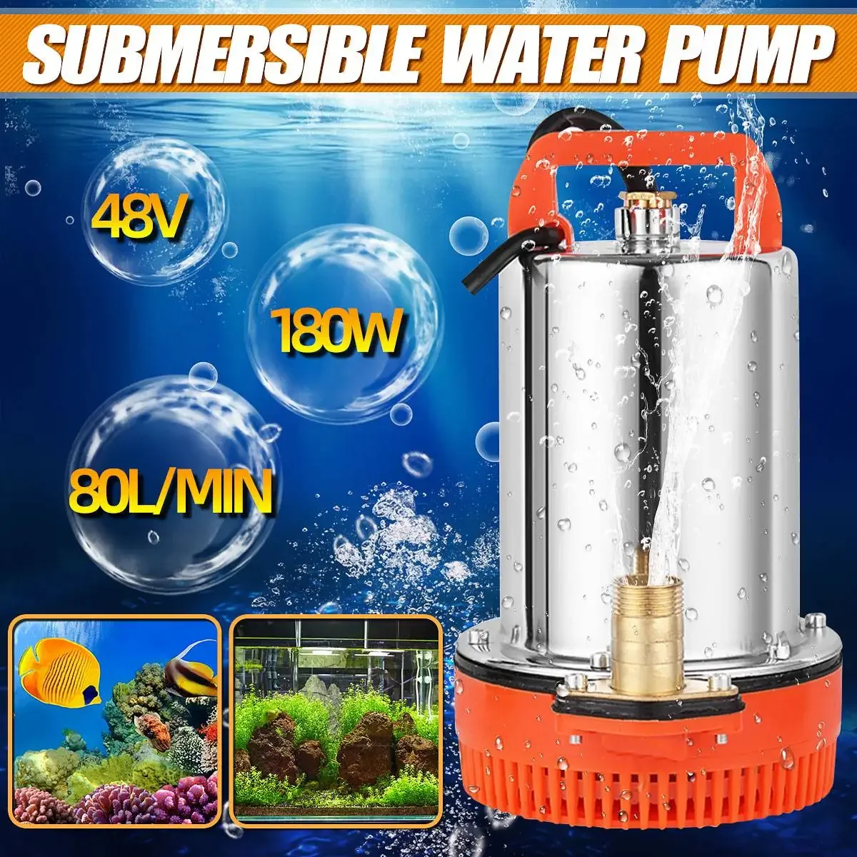 bomba de agua suja submersivel 180w 15hp 02