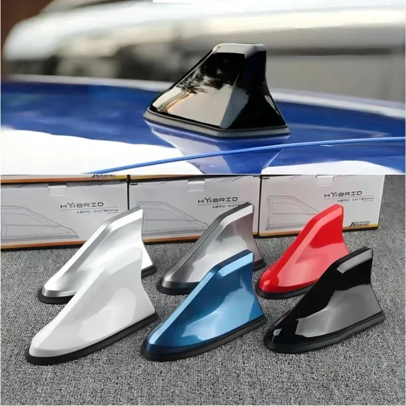 Car Shark Fin Car Shark Antenna Radio FM Signal for All Automobiles Aerials Auto Exterior Styling Replacement Parts