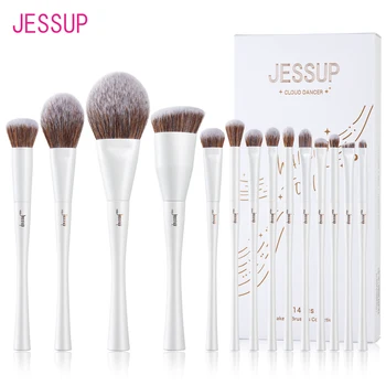 Jessup Makeup Brushes Set,4-14pcs Make up Brushes,Premium Synthetic Foundation Concealer Powder Eyeshadow Blending Brush T343