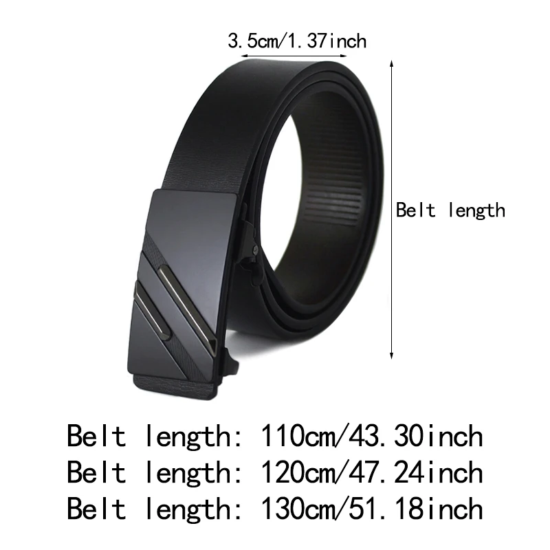 Fashion Luxury Men's High Quality Alloy Automatic Buckle Belts Business Casual Jeans Belt Famous Brand Designer Waistband Male