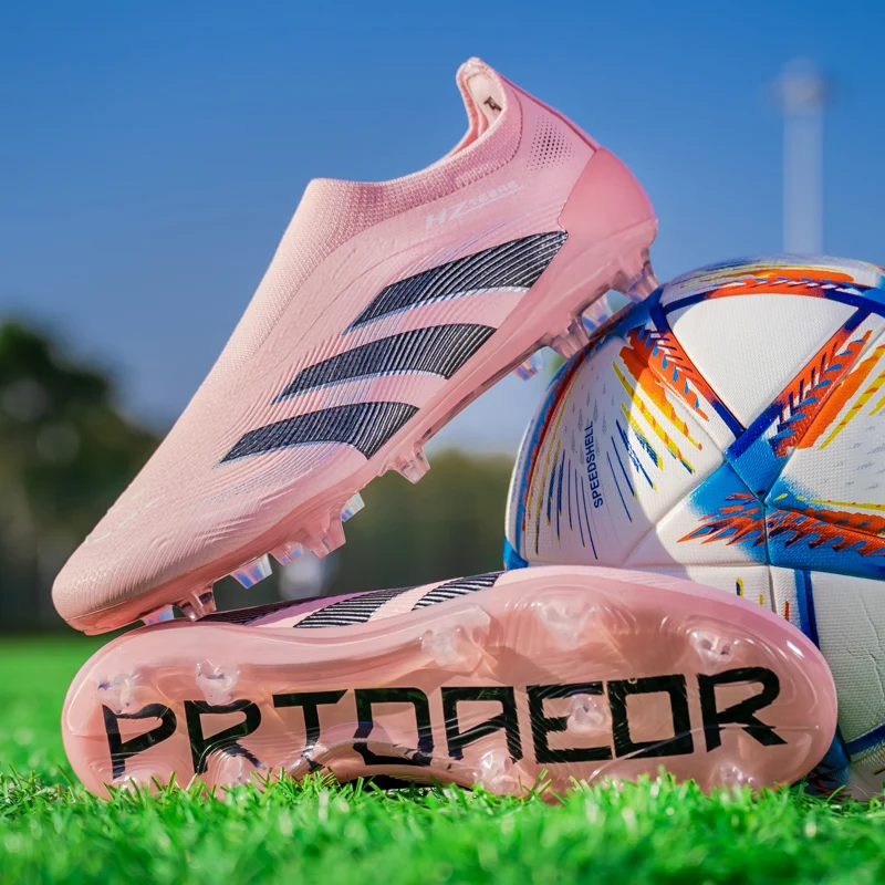 TF/FG Men Soccer Shoes Society Cleats Top Quality Comfortable Football Shoes Original Resistant Indoor Fast Football Field Boots