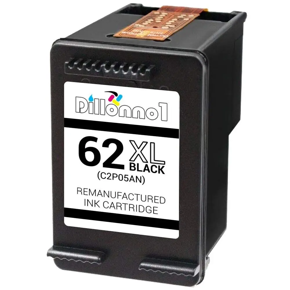 Cartucce Di Inchiostro Nero Hp 62Xl Riprodotte Per Serie Envy 5500 5600 7600 8000