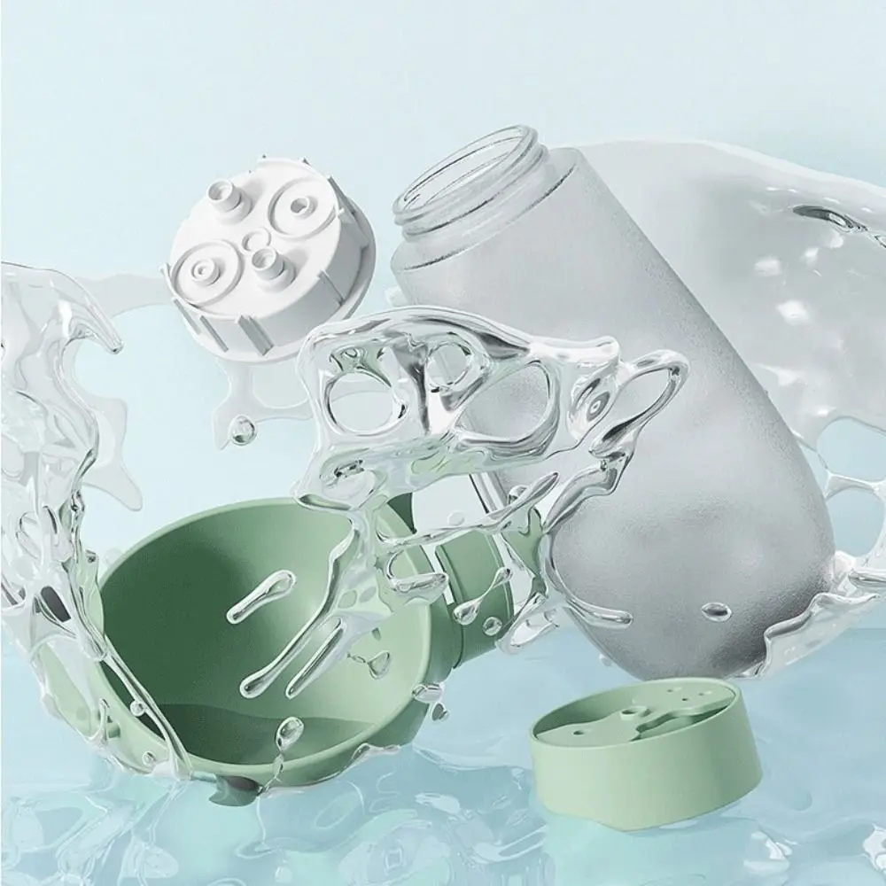 2 in 1 Outdoor Dog Water Bottle Leak-Proof Cloud Shape Pet Feeder Transparent Lightweight Dog Water Dispenser Walking The Dog