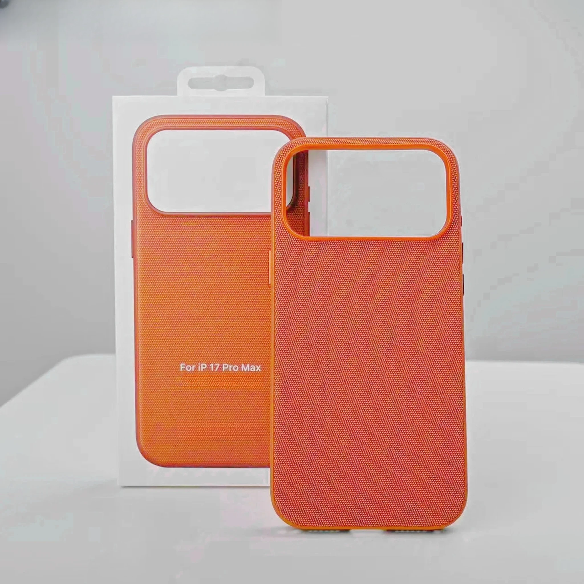 Premium Woven Magnetic Case with Wireless Charging and Anti-Drop Protection
