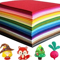 40/20/10 pièces nouvelle feuille de tissu feutré couleurs assorties Patchwork couture bricolage artisanat carrés non tissé 1mm d'épaisseur tissu fait à la main tissage 1