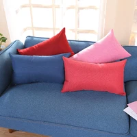 30*50 Cm Smooth Pillow Case Fashion Long Waist Pillowcase Living Room Car Decor Pillow Cover Cushion Case Home Textile Products 1