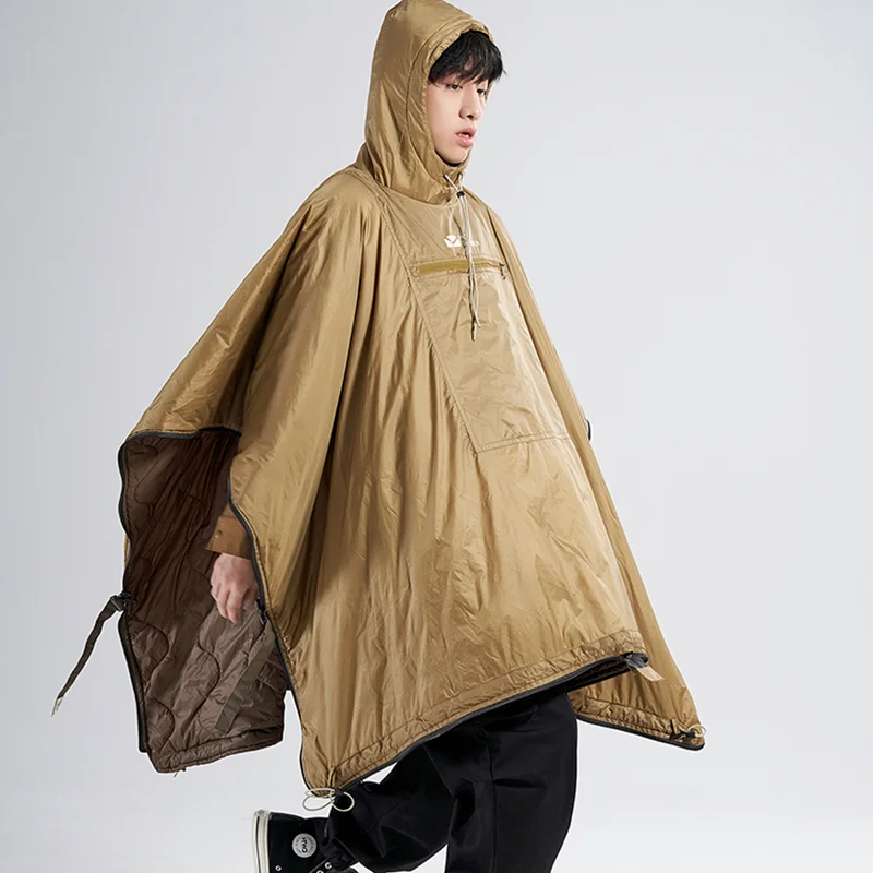 

Garden Camping Adult Warm Portable Wearable Cape Outdoor Camping Cotton Sleeping Bag Quilt Nature Hike Camping Equipment