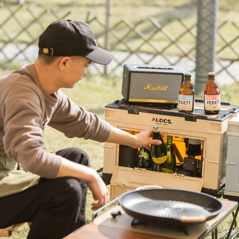 

Outdoor Picnic Camping Folding Storage Box Large Capacity Storage Rack Equipment Car Trunk