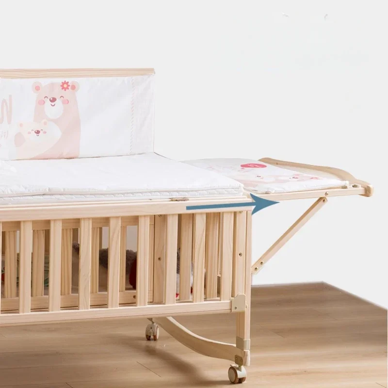 Childrens Baby Care Tools Children's Individual Bed Lightweight Strollers Juvenile Family Cribs Newborn Litera Items Furniture