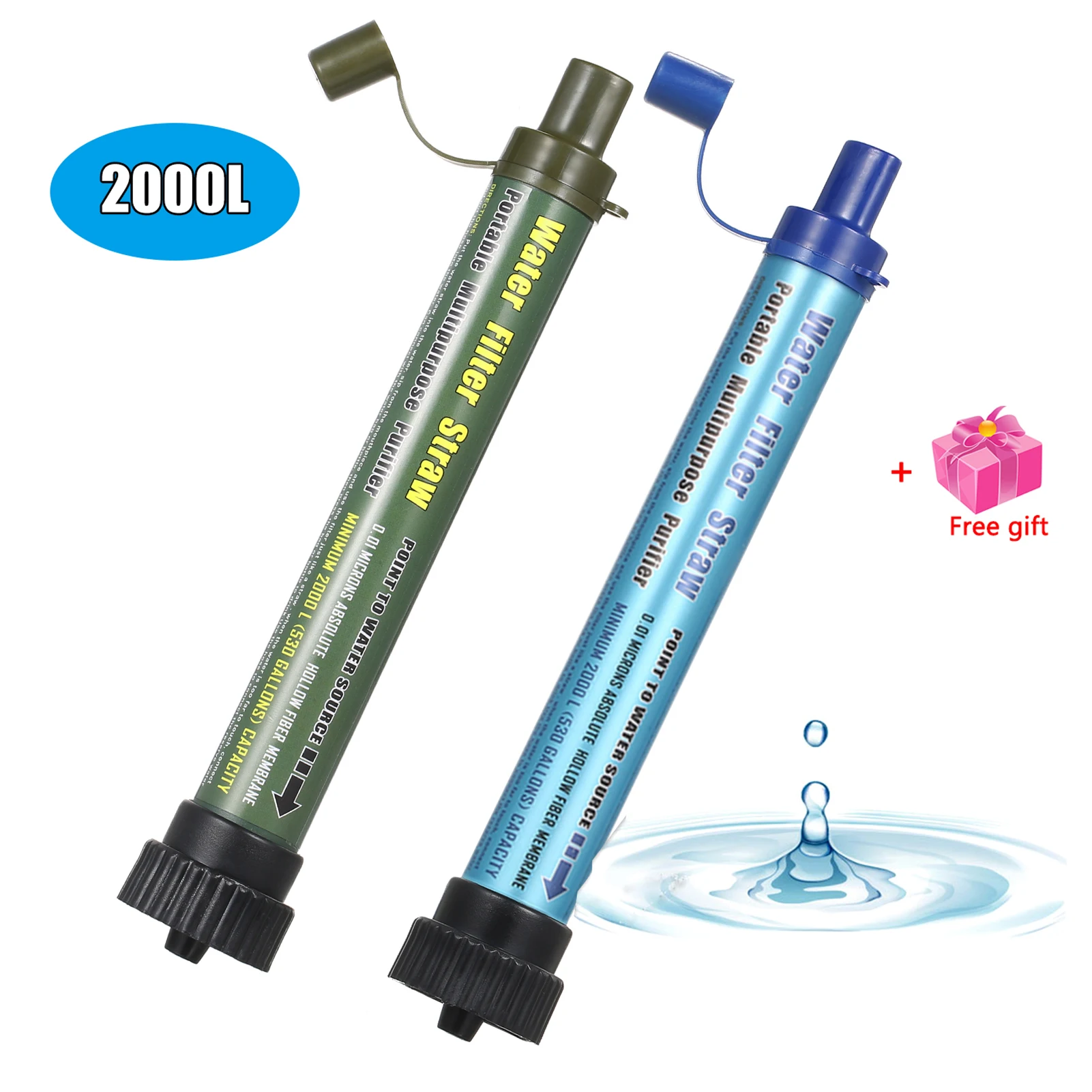 Système De Filtration De Filtration D'eau De Survie En Plein Air