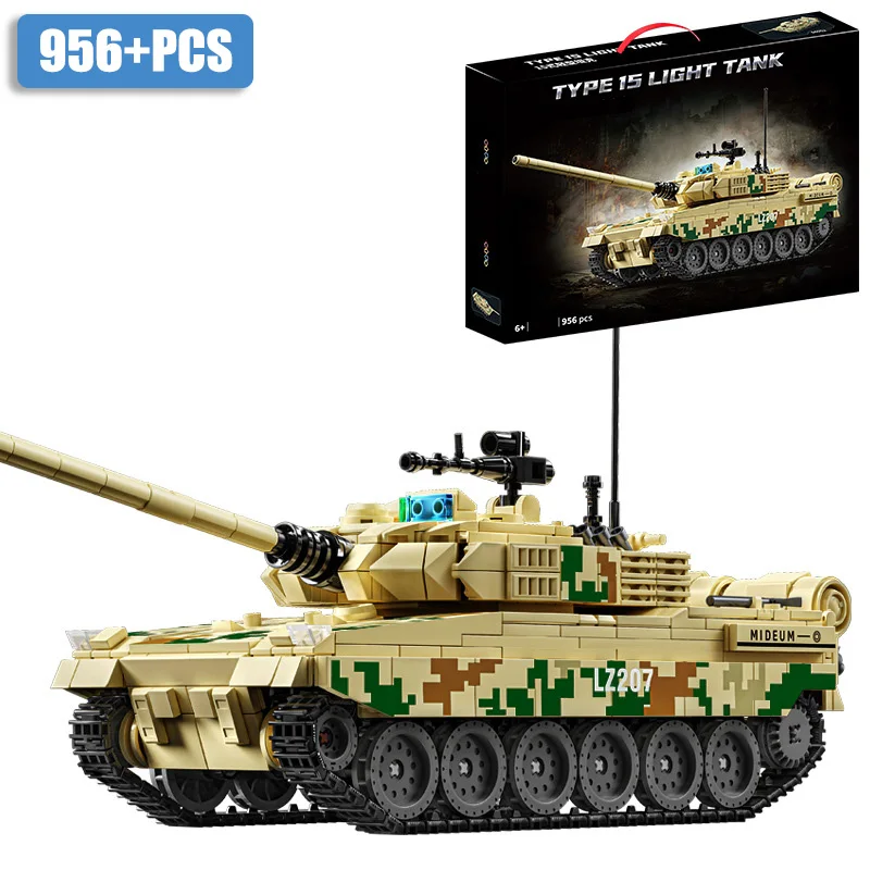 Military Building Blocks Leopard 2A7+ Tank Building Kit - 898 Piece ...