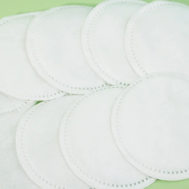 Discos de algodón para limpieza facial