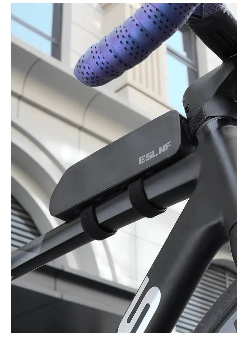 ESLNF MTB Fahrradrahmentasche, Wasserdichte Tragbare Vordere Fahrradtasche für Rennräder – Detail 13