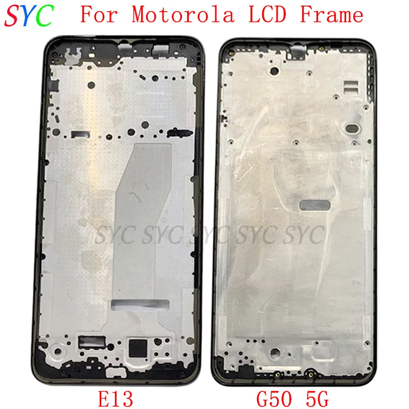 

Middle Frame Center Chassis Cover Housing For Motorola Moto E13 G50 5G Phone Metal LCD Frame Repair Parts