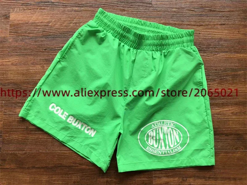 Mesh Cole Buxton Shorts For Men Women Green Pink Blue Black Drawstring Breeches With Tags